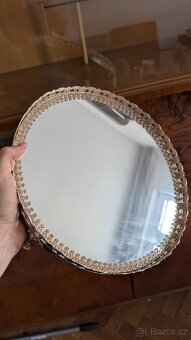 Sady nádobí z broušeného skla a porcelánu + zrcadlo - 10