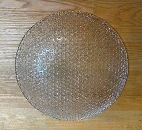 Rony Plesl skleněný talíř Bomma Bubbles velký 34cm 100% stav - 10