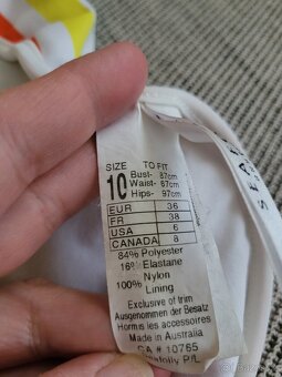Dámské pruhované plavky zn. Seafolly, vel. S - 10