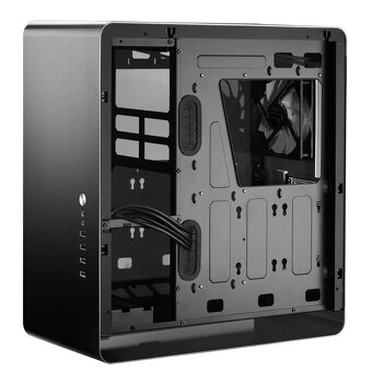 PC skříň Jonsbo UMX4 Black Window, hlíníková, RGB podsvícení - 10