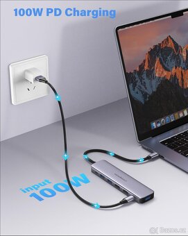 Dokovací stanice USB-C Newmight 7v1, nová - 10