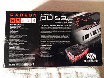 GPU - Sapphire Pulse Radeon RX 570/ 8GB, GDDR5 - 10