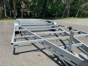 🏡🛖Bržděný přívěs 3500 kg, plato k dostavbě, 570x245cm, Top - 10