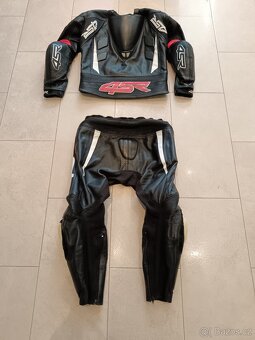 4SR RR Edition-Pánská kožená moto kombinéza, dvoudílná - 10