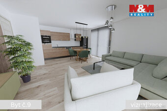 Prodej bytu 3+kk, 72.8 m², Žleby - 10