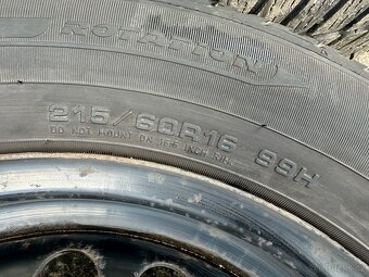 Plechové disky Ford Mondeo 5x108 R16 s celoroční pneu Fulda - 10