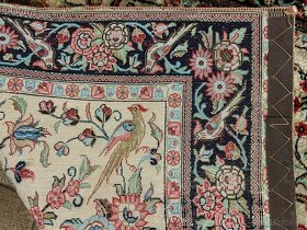 Perský luxusní hedvábný koberec 111x80 - 10