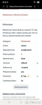 Dětské kolo 14" AREZZO BUBU - 10