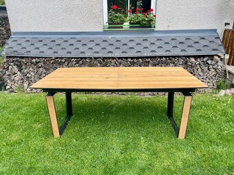 Rozkládací jídelní stůl – Darwin 190 cm, dřevo - 10