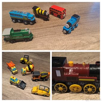 Velká sada dřevěných vláčkodráh a kolejí Maxim a Playtive - 10