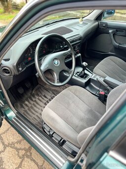 BMW e34 525i bezvanos, VETERÁN, 100% bez koroze, 142tis km - 10