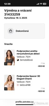 Podprsenka 75H Spacer 3D-Astratex - 10