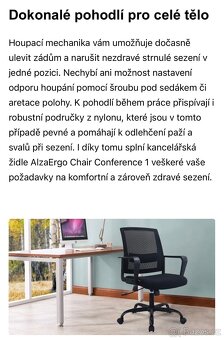 Kancelářská židle Alza Ergo Conference 1 - 10