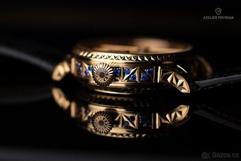 Jedinečné starožítné 8-denní hodinky HEBDOMAS 1900 - 10