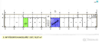 Pronájem kancelářských prostor 1.307 - 10