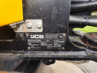 Minibagr JCB 15C-1, rok 2019, 800 mth, 3x lžíce TOP - 10