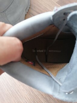 Dámské /dívčí kožené boty Timberland. - 10