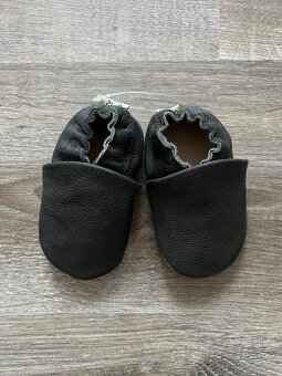 Nové Dětské kožené capáčky / boty pro miminko nazouvací - 10