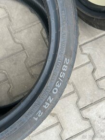 Sada 21” letních dvourozměrných pneu BMWE65 E66 F01 F02 - 10