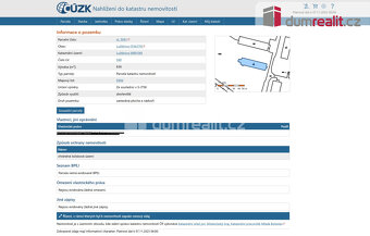 Pozemek Luštěnice 636 m2 - 10