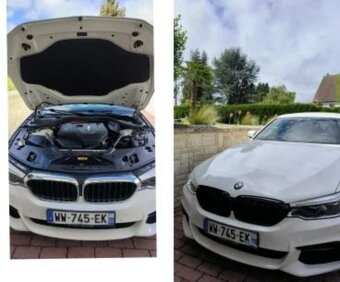 CERNA MASKA GRIL BMW rad 5 model G30 G31 G38 2014 - 2020 - 10