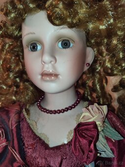 Porcelánová panenka veliká 63cm - 10