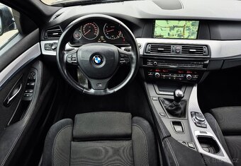 BMW 528i F11- M-PAKET-MANUÁL-190KW-84TIS.KM-6-VÁLEC-TOP STAV - 10