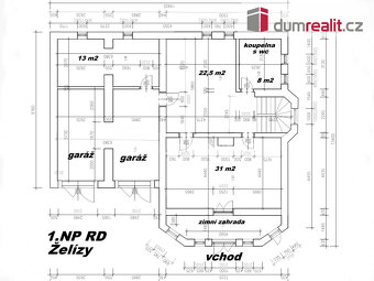 Vila 8+1, dvě garáže, terasa, balkon, pozemek 3176 m2 - 10