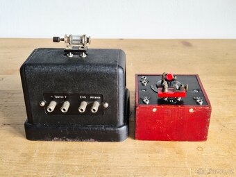 Starožitná rádio krystalka, 2 ks, CENA ZA OBA KUSY - 10