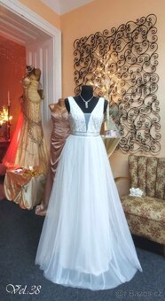 SVATEBNÍ ŠATY 💃TANEČNÍ🎀POLONÉZA🎀VÝPRODEJ - - 10