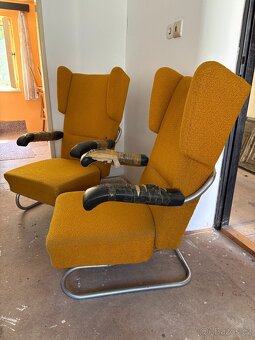 Chromová křesla k renovaci - 10