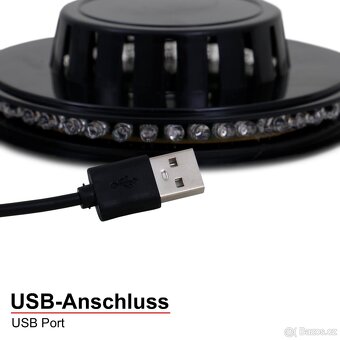 4xRtktoup RGB dobíjecí LED par Light, 12 LED +   Aga disco - 10