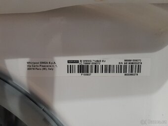 Vestavná pračka Whirlpool 60cm - 10