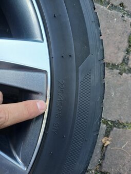 ALU kola,sada, originál Škoda PERSEUS,225/45 R18,5x112,TOP - 10