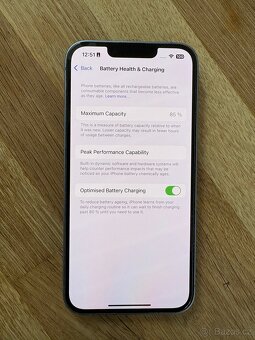 iPhone 14 – 128 GB, modrý, 85 % baterie, výborný stav - 10