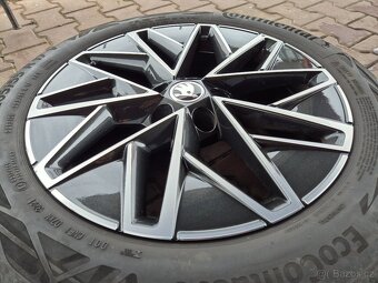 Alu kola Škoda 5x112 7x17 ET46 205/55r17 letní 5E3 601 025 - 10
