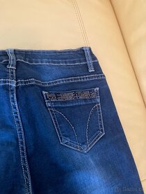 Modré jeans zn. Miss Natalie - vel. 30 - 10