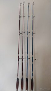 RARITNÍ MOŘSKÉ, SUMCOVÉ RYBÁŘSKÉ PRUTY TOKOZ 7101 - 10