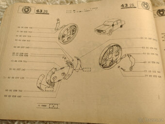 DACIA 1300, 1310, R1170-R1330, KATALOGY ND, NÁVODY, PŘÍRUČK - 10