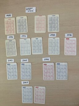 Kalendáříky sada 4+5 - 10