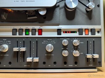 REVOX A700 - 2 TRACK 9,5, 19, 38 cm/s NAB - po renovaci - 10
