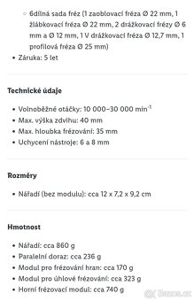 Aku horní frézka peformance 3v1 v kufru - 10