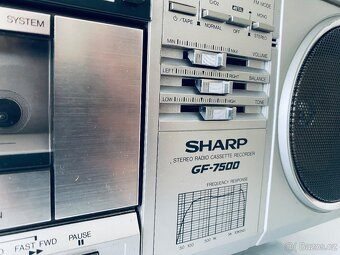 Radiomagnetofon Sharp GF-7500, rok 1985 - 10
