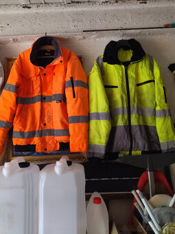 Reflexní bunda zateplená vel. L - XL - 10