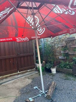 Slunečník Coca Cola 3,5m x 3,5m - 10