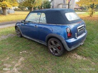 Veškeré díly Mini Cooper S R52 cabrio 125kw r.v. 2006 - 10