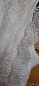 Dámské bílé krajkové letní šaty - NOVÉ - 10