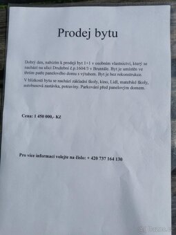 Prodej bytu 1+1 - Bruntál - 10