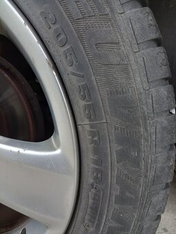 PEUGEOT 307KOVÉ DISKY 4KS S PNEU 205/55R16 91H ZIMNÍ VRANÍK - 10