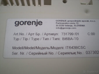 Indukční varná deska Gorejne IT643BCSC v Louny - 10